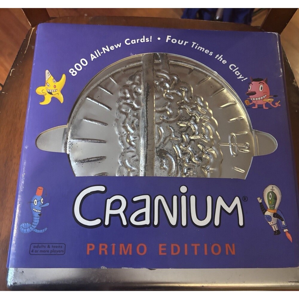 Cranium Primo Edition Board Game 800 All-New Cards Four Times the Clay